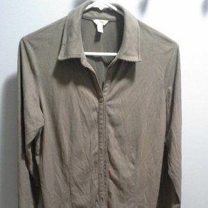 Brown J. Jill button down shirt size M